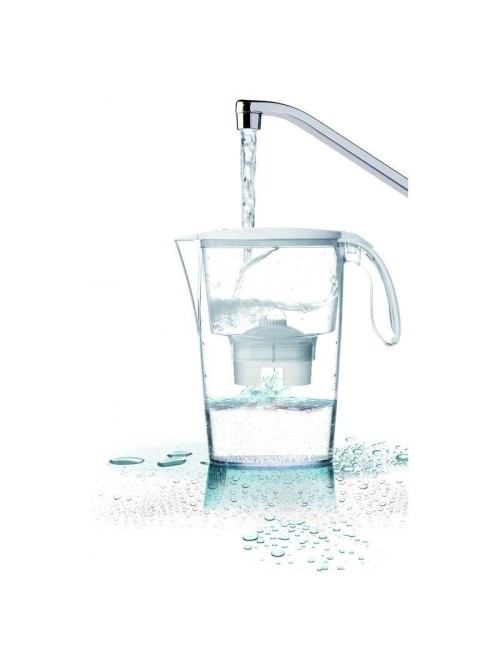 Pack Jarra Filtrante Laica Stream/ 2.3L/ Blanca/ Jarra + 6 Filtros BI-FLUX