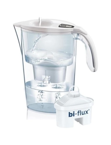 Pack Jarra Filtrante Laica Stream/ 2.3L/ Blanca/ Jarra + 1 Filtro BI-FLUX