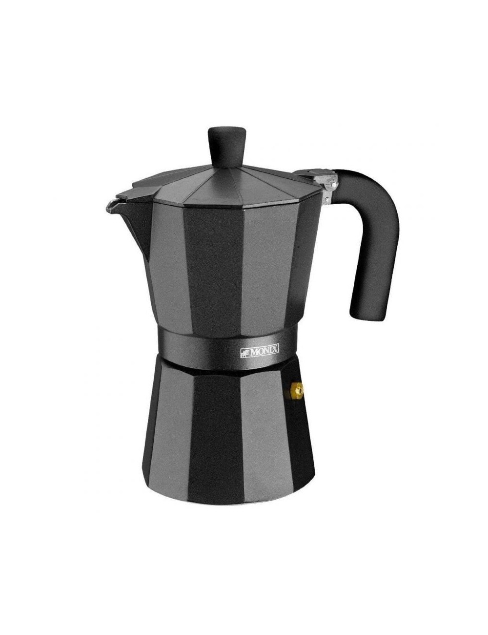 Cafetera Italiana Monix Noir M640012/ 12 Tazas/ Negra