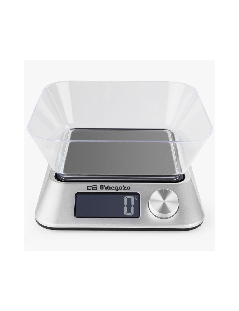 Báscula de Cocina Electrónica Orbegozo PC 1030 A/ hasta 5kg/ Plata