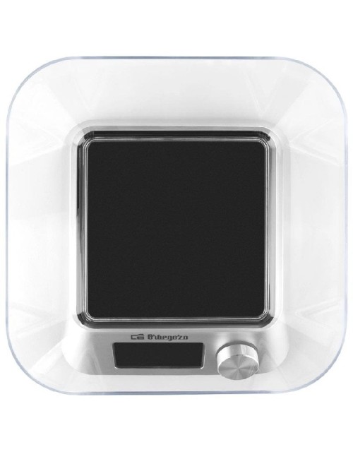 Báscula de Cocina Electrónica Orbegozo PC 1030 A/ hasta 5kg/ Plata