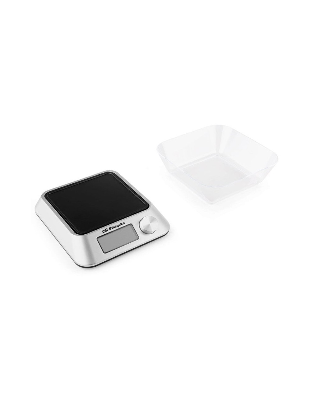 Báscula de Cocina Electrónica Orbegozo PC 1030 A/ hasta 5kg/ Plata