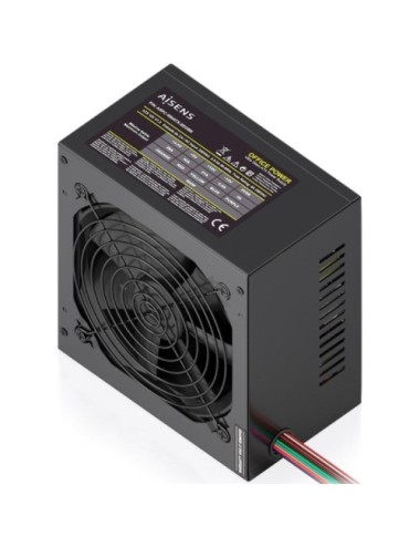 Fuente de Alimentación Aisens ASPC-500ATX-SEOBK/ 500W/ Ventilador 12cm