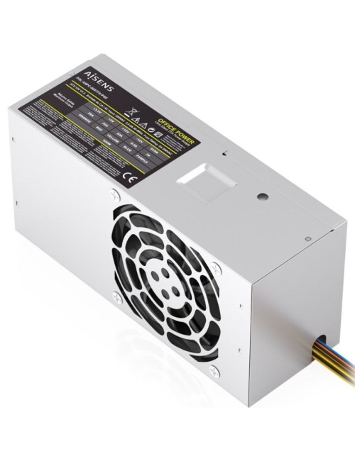 Fuente de Alimentación TFX Aisens ASPC-500TFX-PSE/ 500W/ Ventilador 8cm