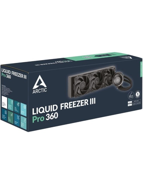 Sistema de Refrigeración Líquida Arctic Liquid Freezer III Pro 360/ Negro