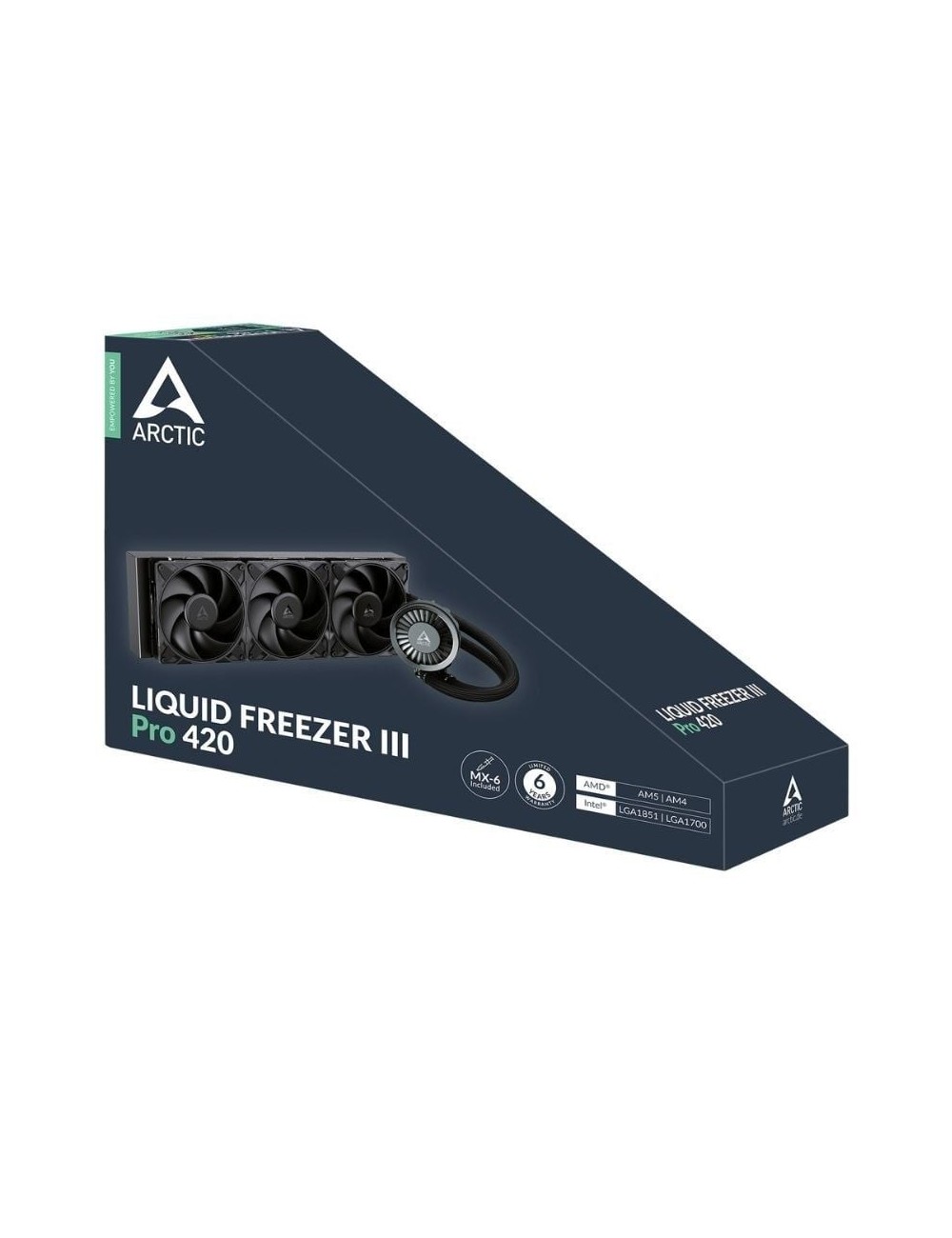 Sistema de Refrigeración Líquida Arctic Liquid Freezer III Pro 420/ Negro