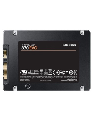 Disco SSD Samsung 870 EVO 1TB/ SATA III/ Full Capacity