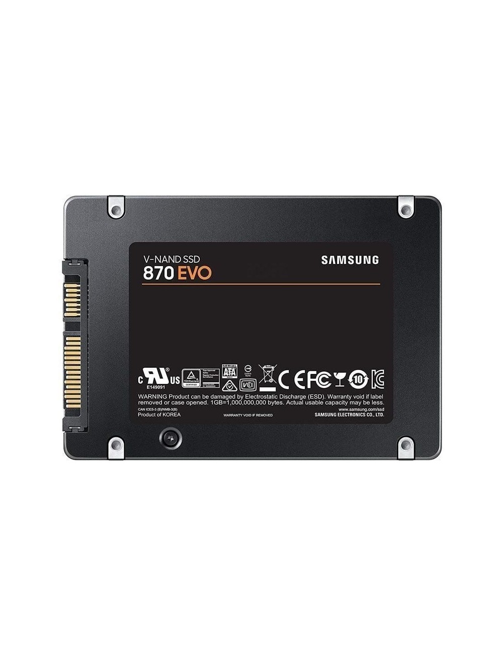 Disco SSD Samsung 870 EVO 2TB/ SATA III/ Full Capacity