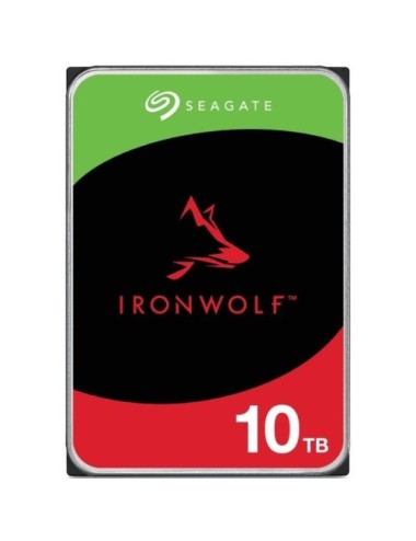 Disco Duro Seagate IronWolf NAS ST10000VN000 10TB/ 3.5'/ SATA III/ 256MB