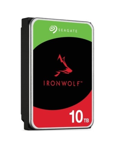 Disco Duro Seagate IronWolf NAS ST10000VN000 10TB/ 3.5'/ SATA III/ 256MB