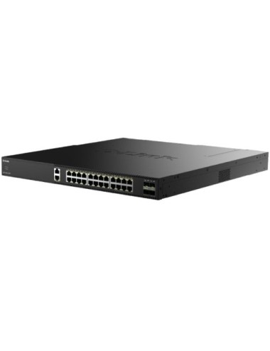 Switch Gestionable D-Link DXS-1250-28YP/E 24 Puertos/ RJ-45 10Gbps/ SFP/ PoE