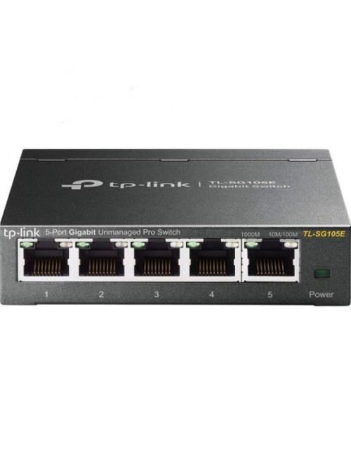 Switch TP-Link Easy Smart TL-SG105E V2 5 Puertos/ RJ-45 10/100/1000