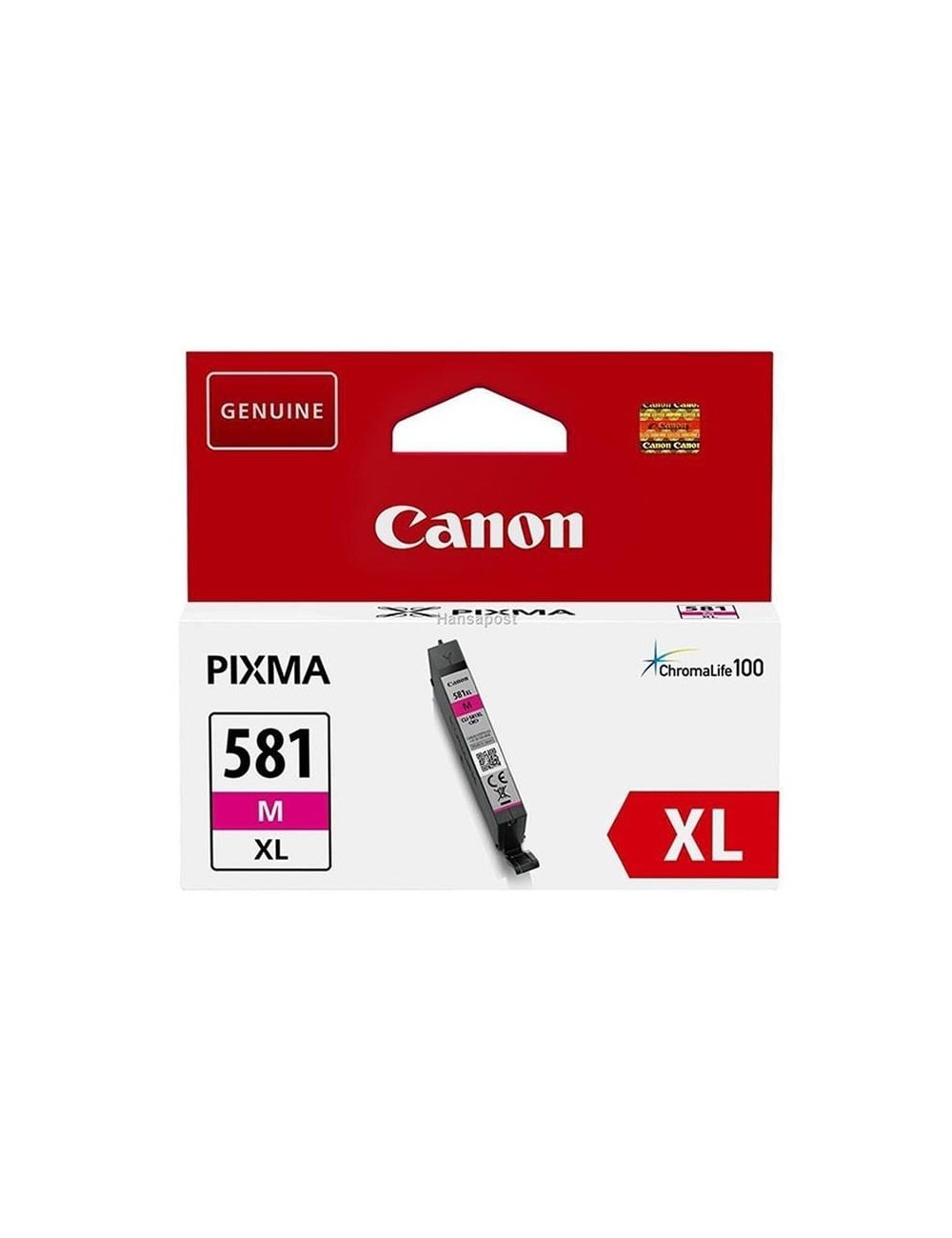 Cartucho de Tinta Original Canon CLI-581MXL Alta Capacidad/ Magenta