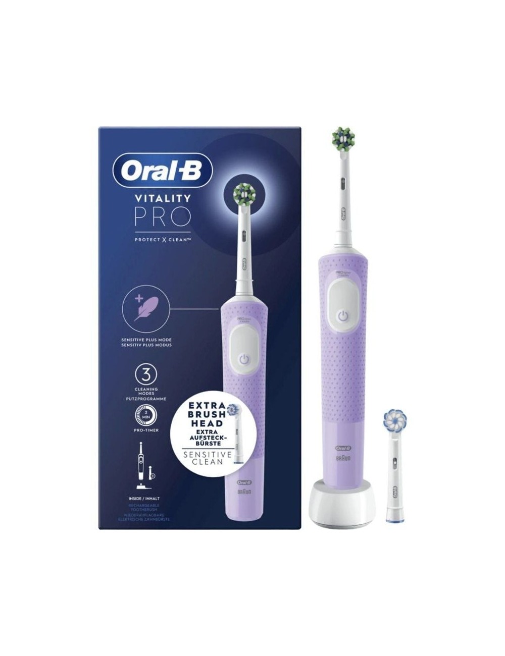 Cepillo Dental Braun Oral-B Vitality Pro/ Purpura