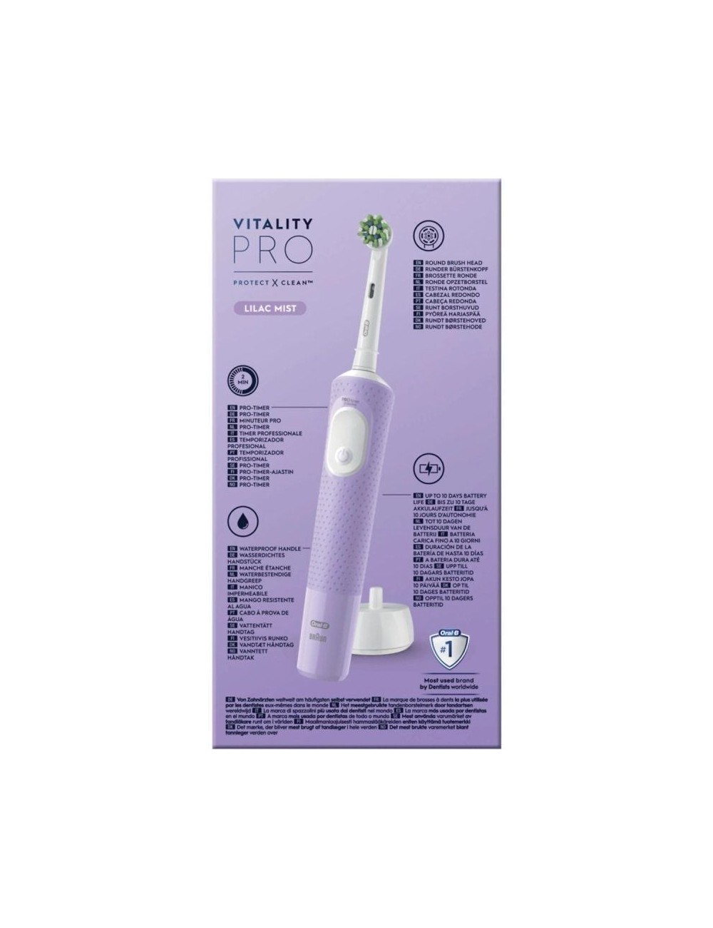 Cepillo Dental Braun Oral-B Vitality Pro/ Purpura