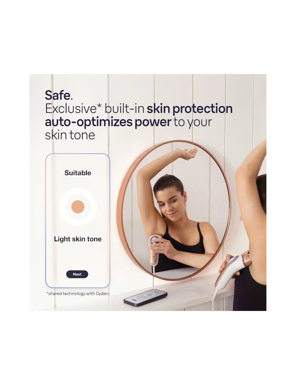 Depiladora de Luz pulsada Braun Skin-expert PL7253 IPL/ con Cable