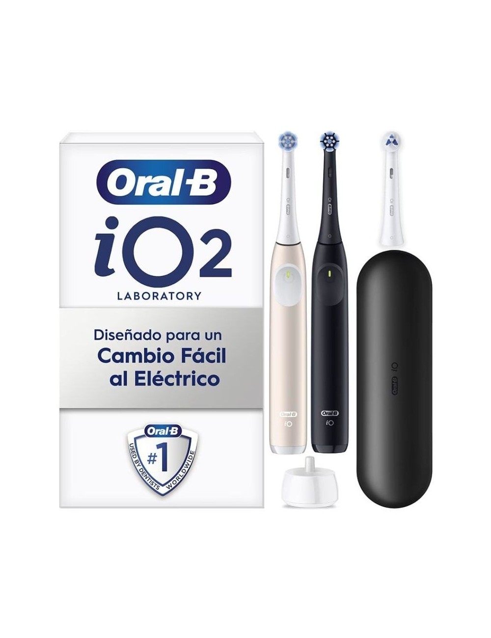 Cepillo Dental Oral-B iO 2 Laboratory/ Incluye Funda + Recambio