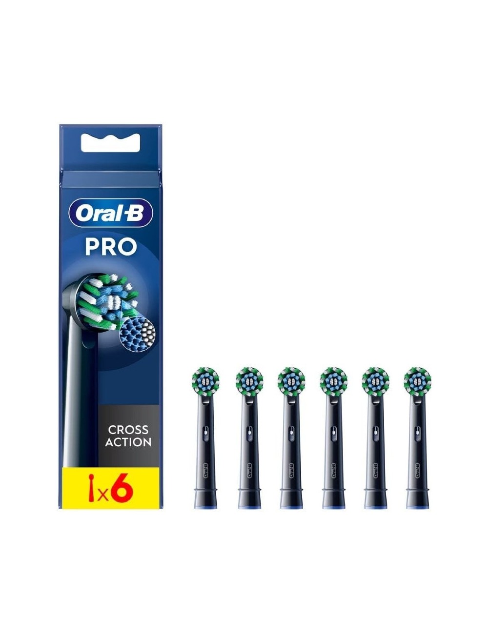 Cabezal de Recambio para Cepillo Oral-B Pro Cross Action/ Pack 6 uds