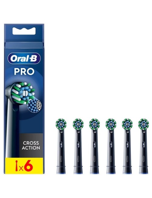 Cabezal de Recambio para Cepillo Oral-B Pro Cross Action/ Pack 6 uds