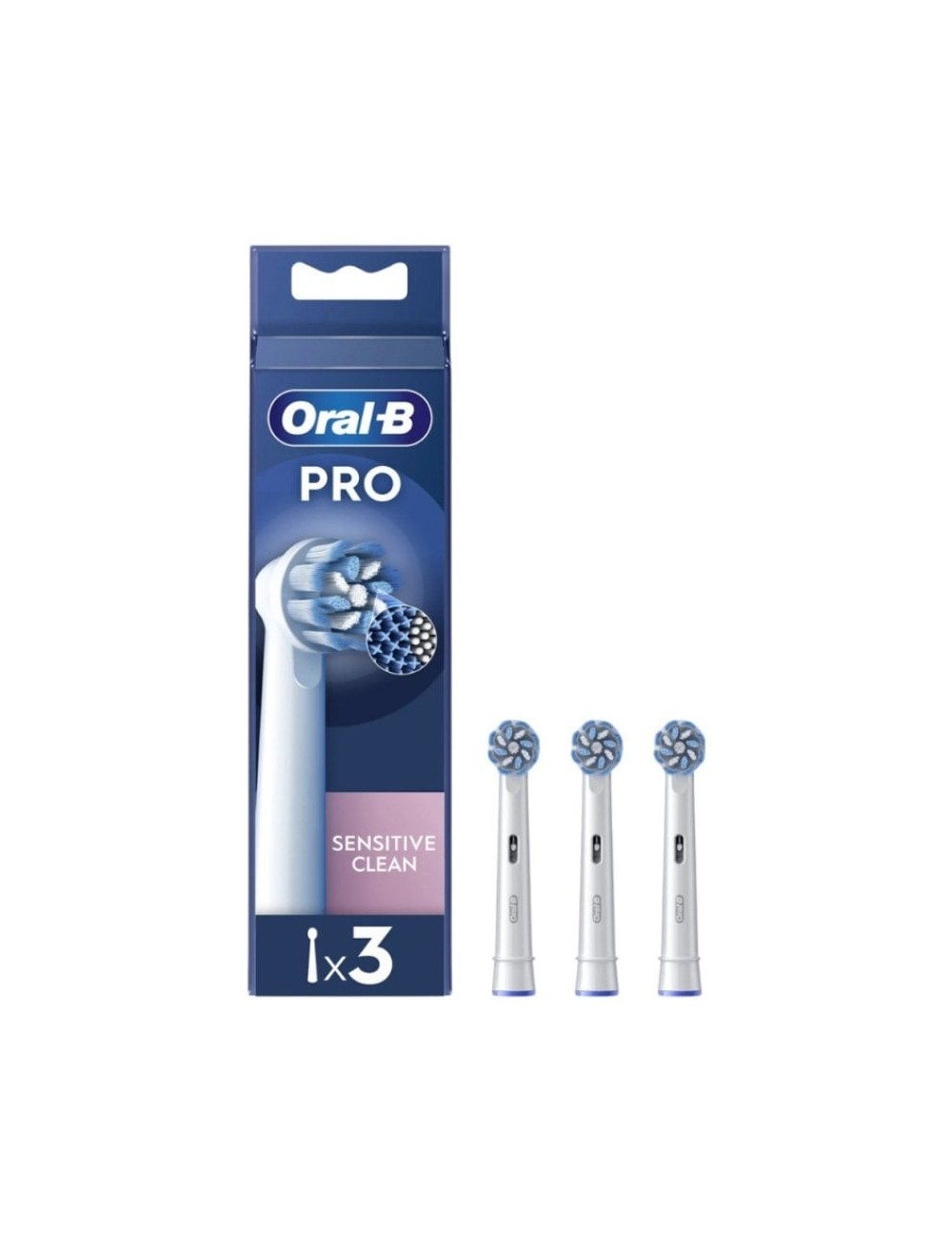 Cabezal de Recambio Braun para cepillo Braun Oral-B Sensitive Clean/ Pack 3 uds