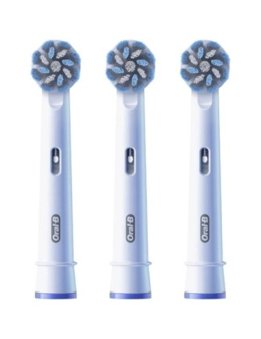Cabezal de Recambio Braun para cepillo Braun Oral-B Sensitive Clean/ Pack 3 uds