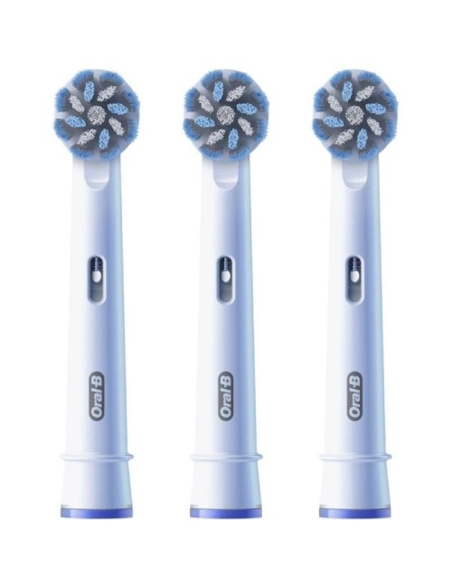 Cabezal de Recambio Braun para cepillo Braun Oral-B Sensitive Clean/ Pack 3 uds