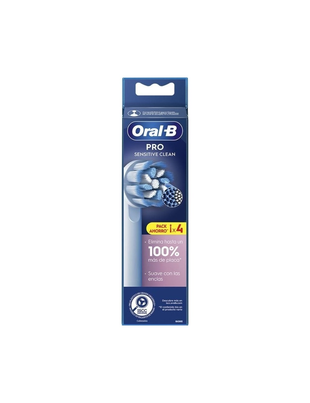 Cabezal de Recambio para Cepillo Oral-B Pro Sensitive/ Pack 4 uds