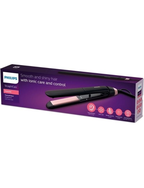 Plancha para el Pelo StraightCare Essential BHS378 ThermoProtect/ Negra