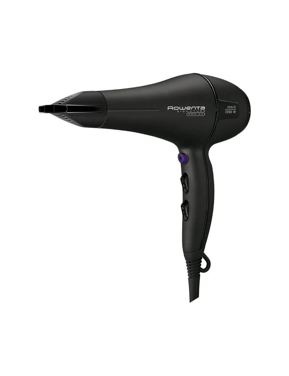 Secador Rowenta Signature Pro AC CV7840/ 2200W/ Iónico/ Negro