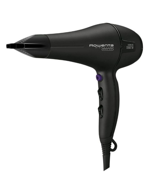Secador Rowenta Signature Pro AC CV7840/ 2200W/ Iónico/ Negro