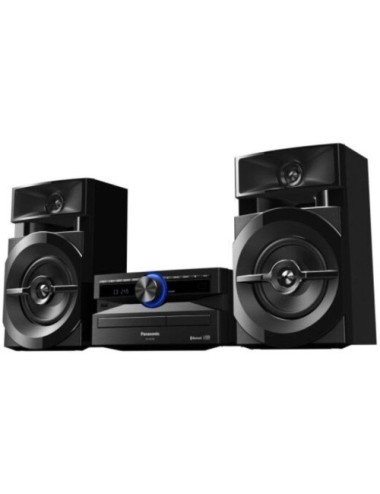 Microcadena con bluetooth Panasonic SC-UX100E-K/ 300W/ Negro