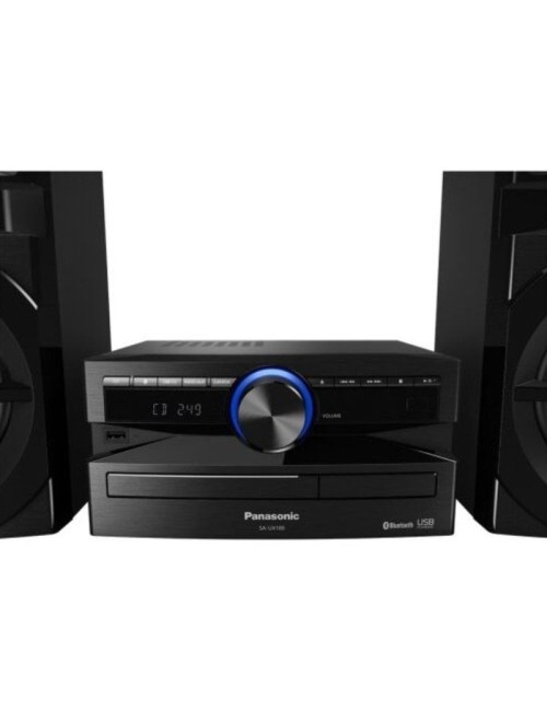 Microcadena con bluetooth Panasonic SC-UX100E-K/ 300W/ Negro