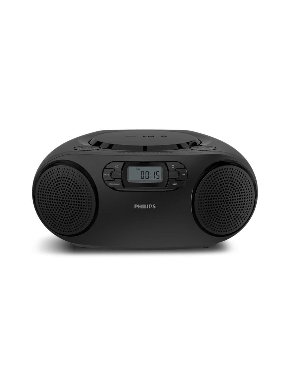 Radio CD Philips TAZ2000B/ 3W RMS/ con Cable/ con Pilas/ Negra
