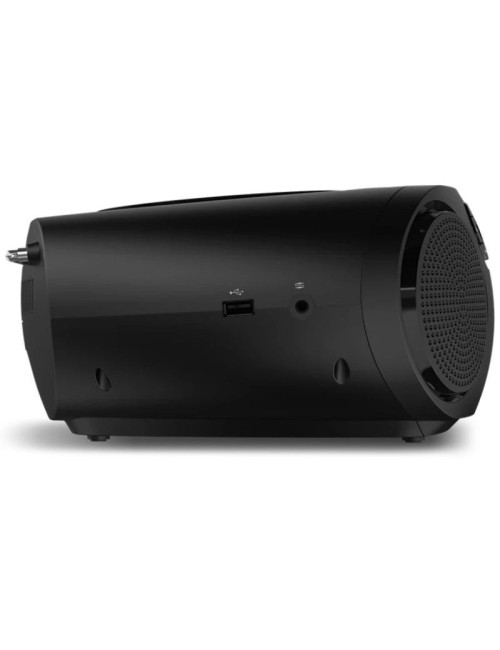 Radio CD Philips TAZ2000B/ 3W RMS/ con Cable/ con Pilas/ Negra