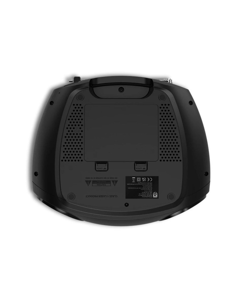 Radio CD Philips TAZ2000B/ 3W RMS/ con Cable/ con Pilas/ Negra
