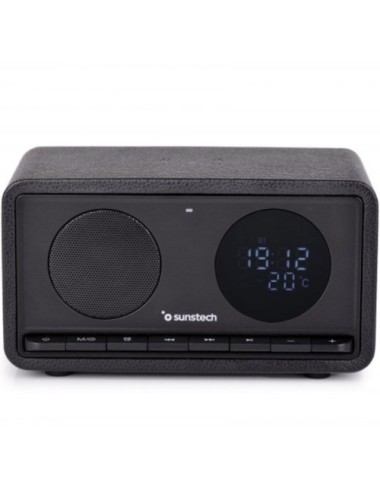 Radio Portátil Sunstech RPBT460/ Negra