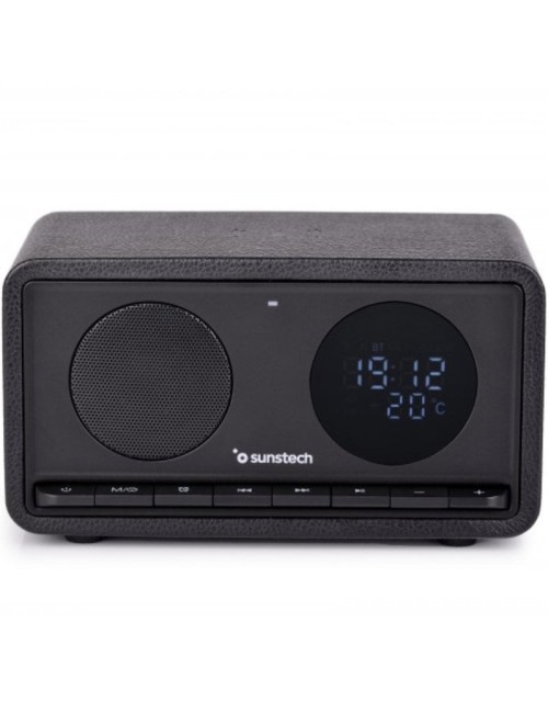 Radio Portátil Sunstech RPBT460/ Negra