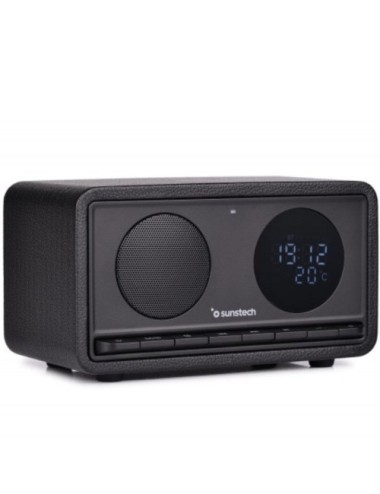 Radio Portátil Sunstech RPBT460/ Negra