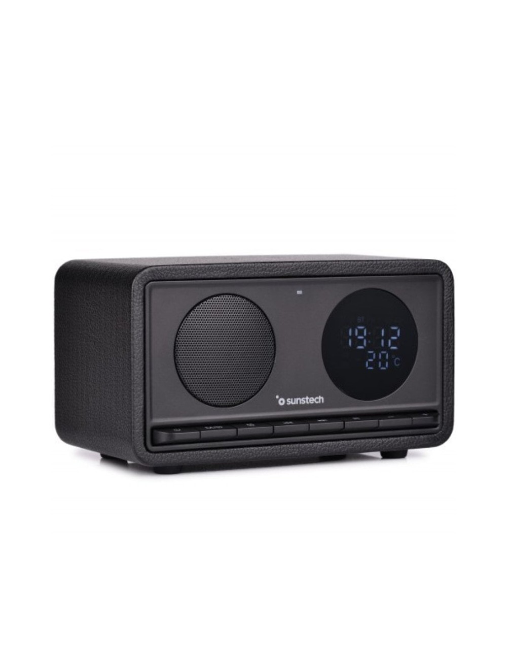 Radio Portátil Sunstech RPBT460/ Negra