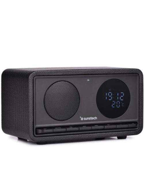Radio Portátil Sunstech RPBT460/ Negra