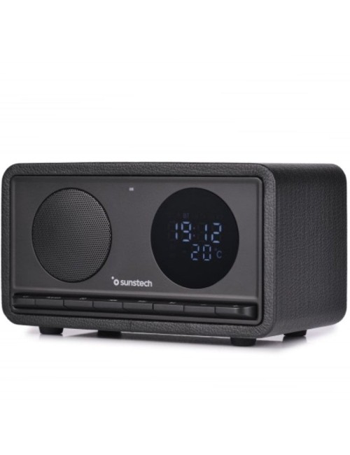 Radio Portátil Sunstech RPBT460/ Negra