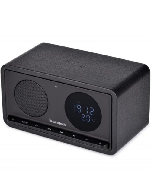 Radio Portátil Sunstech RPBT460/ Negra