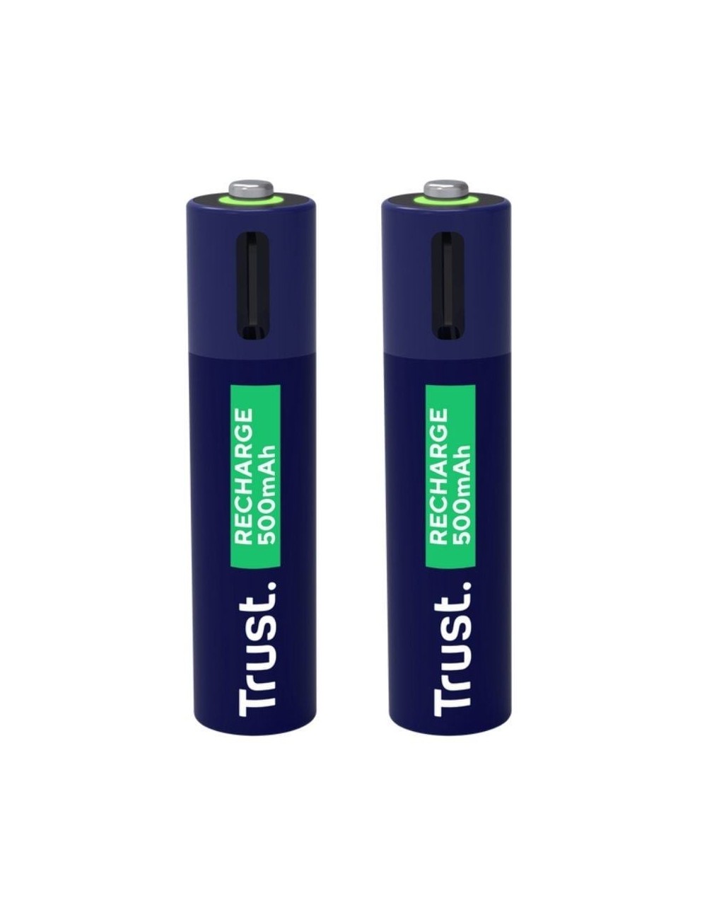 Pack de 2 Pilas AAA Trust 25585/ Recargables