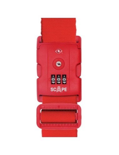 Correa para Maleta con Combinación Scape Travel E0121/ Roja