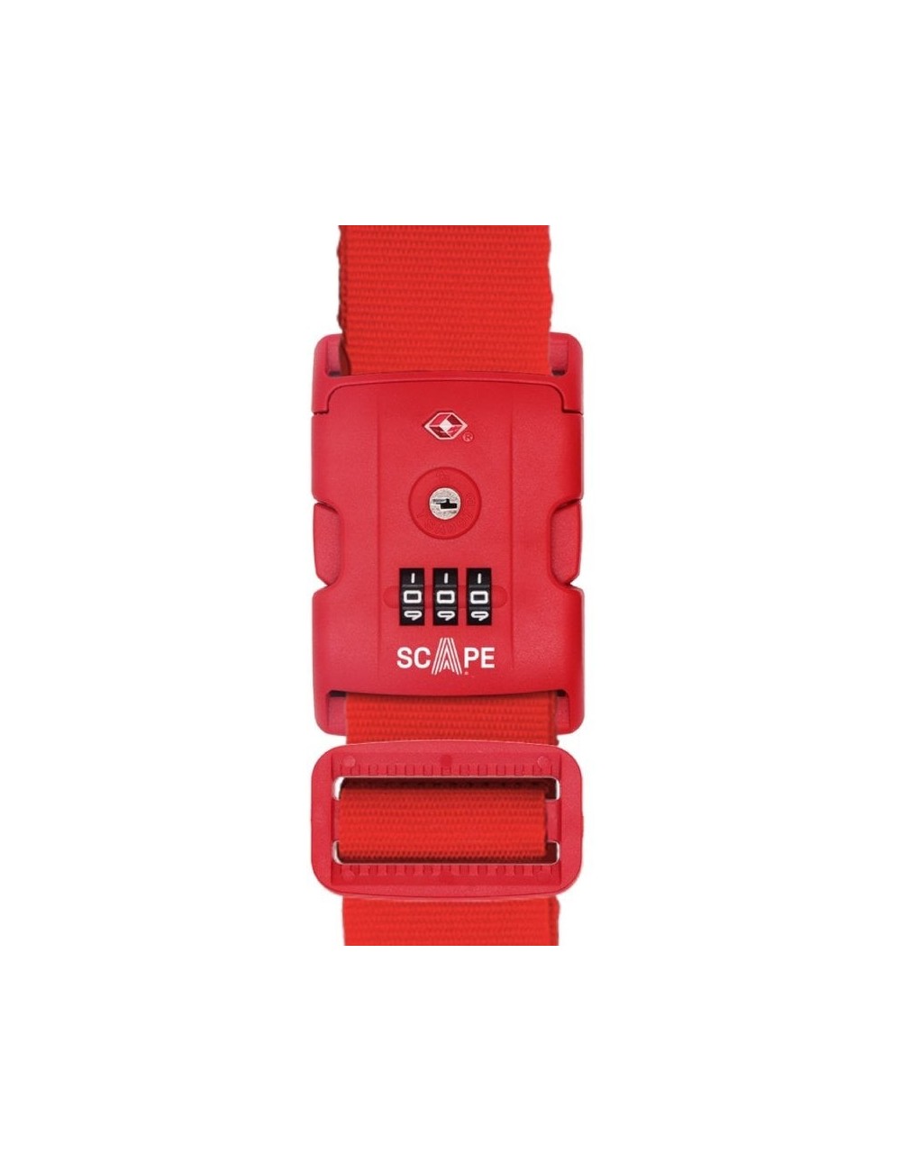 Correa para Maleta con Combinación Scape Travel E0121/ Roja