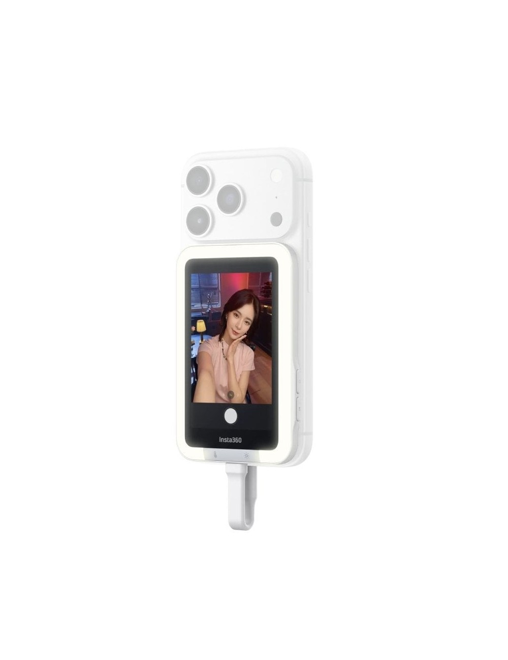 Pantalla Selfie Insta360 Snap/ Con Luz/ Blanco