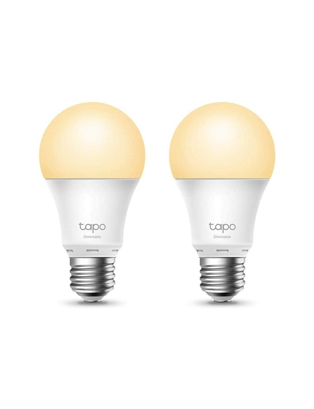 Bombilla Inteligente TP-Link Tapo L510E/ Casquillo E27/ 8.7W/ 806 Lúmenes/ 2700K/ Pack 2