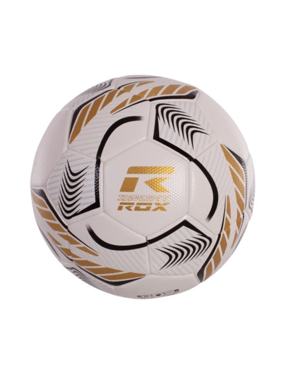 Balón de Fútbol Rox Sport R-Comand/ Blanco y Dorado