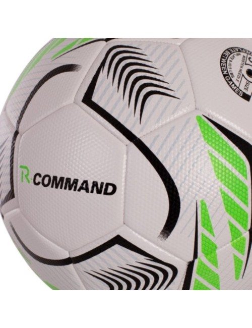 Balón de Fútbol Rox Sport R-Comand/ Blanco y Verde