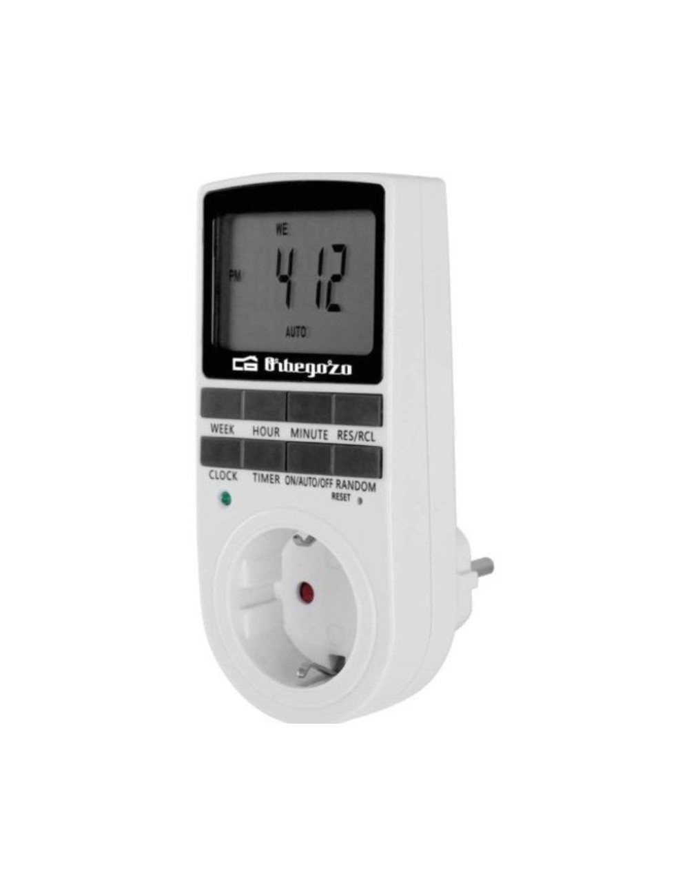 Programador de Enchufe Orbegozo PG 25/ Potencia Máxima 3680W